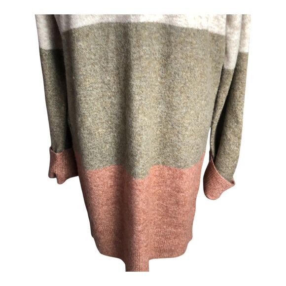 Rachel Roy‎ Cozy Oversized Women's Block Turtle Neck Sweater NWT Dress Sz M - Picture 3 of 12